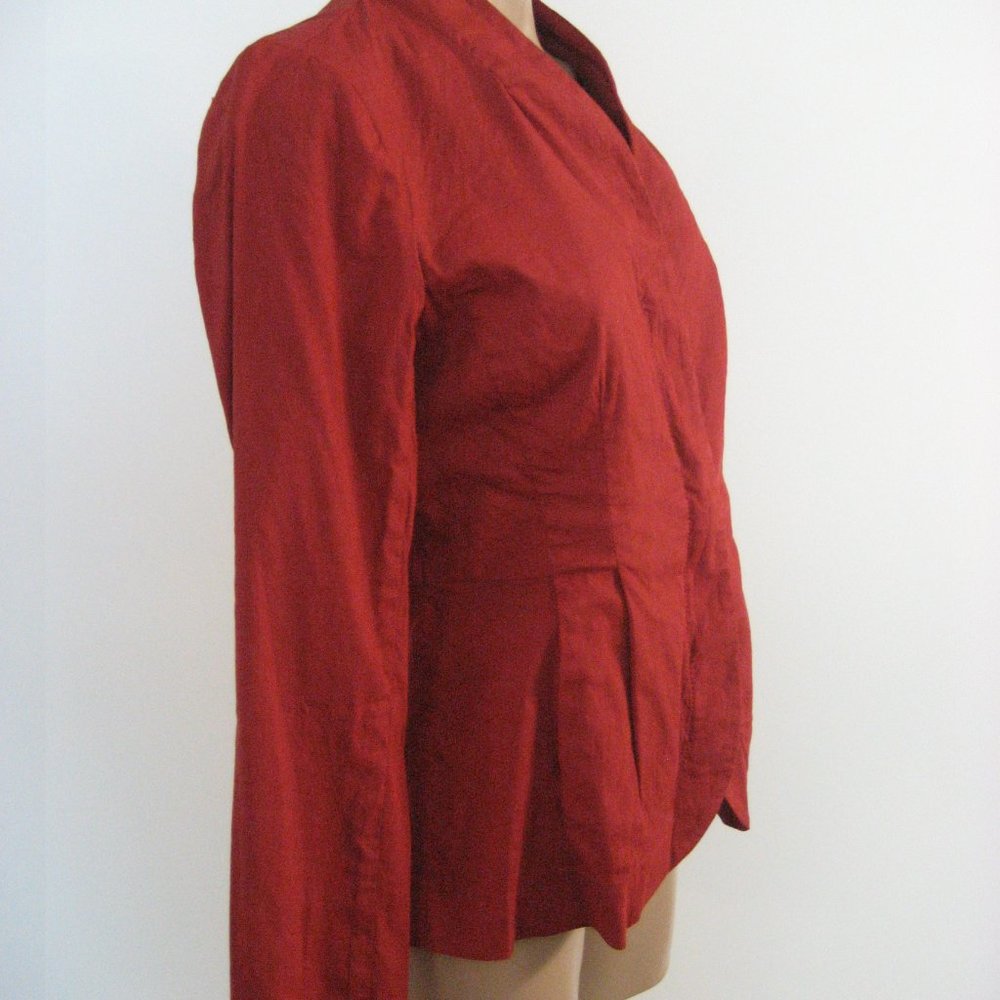 Eileen Fisher Stretch Hi Collar Zip Jacket XXS